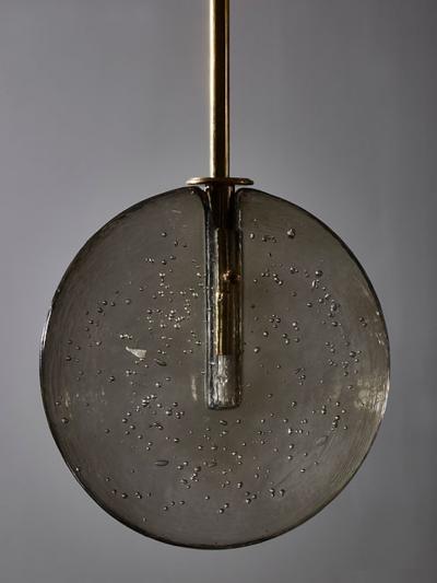 Bubbled Glass Round Pendant
