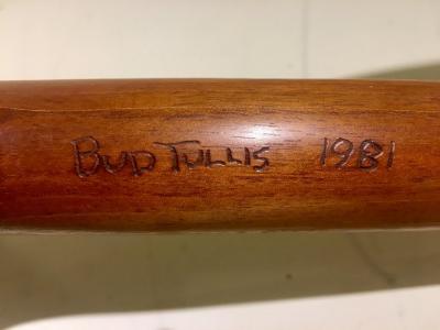 Bud Tullis American Studio Globe Stand with Globe by Woodworker Bud Tullis in 1981 Signed