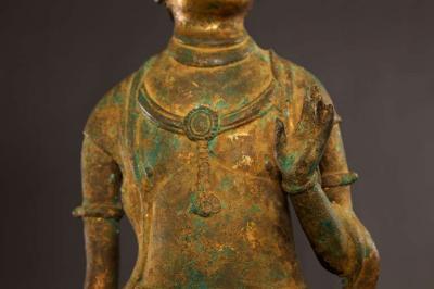 Buddha Lamps in the Style of James Mont