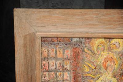 Buddhist Monk Painting Signed