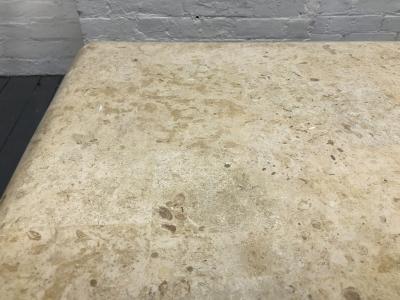 Budji Layug Signed Budji Layug Bamboo and Tessellated Stone Top Coffee Table