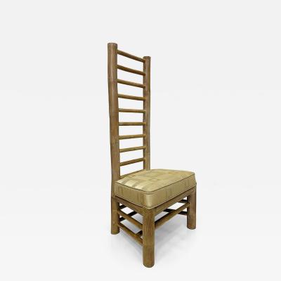 Budji Layug Vintage Organic Modern Overscale Ladderback Chair Antonio Budji Layug Style