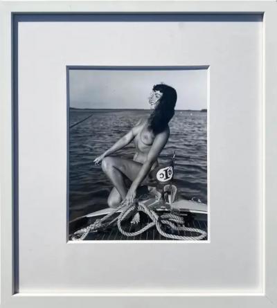 Bunny Yeager 1954 Bunny Yeager Nude Betty Paige Photo on a Boat Belonging to Al Torres