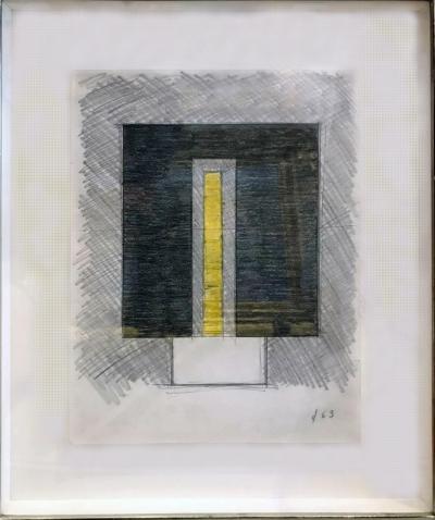 Burgoyne A Diller Untitled Study for Sculpture 