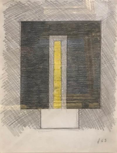 Burgoyne A Diller Untitled Study for Sculpture 