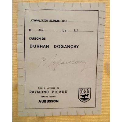 Burhan Dogancay Composition Blanche N 1
