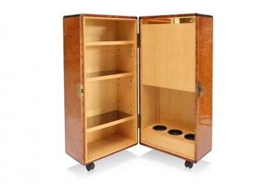 Burl Cocktail Cabinet