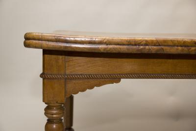 Burl Top Ash Farm Table