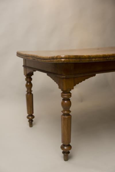 Burl Top Ash Farm Table