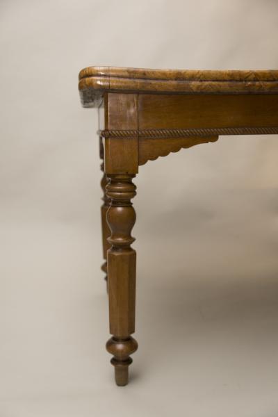 Burl Top Ash Farm Table
