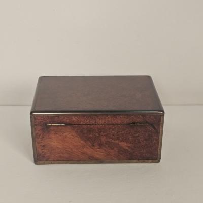 Burl Walnut Dressing Box Victorian England circa 1870