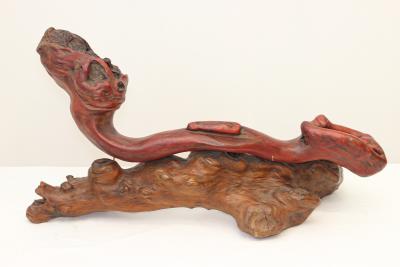 Burl Wood Art Sculpture Figurine