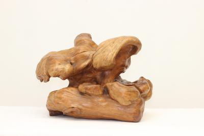 Burl Wood Art Sculpture Figurine