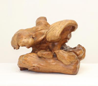 Burl Wood Art Sculpture Figurine
