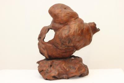 Burl Wood Art Sculpture Figurine