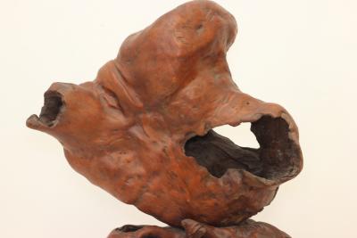 Burl Wood Art Sculpture Figurine
