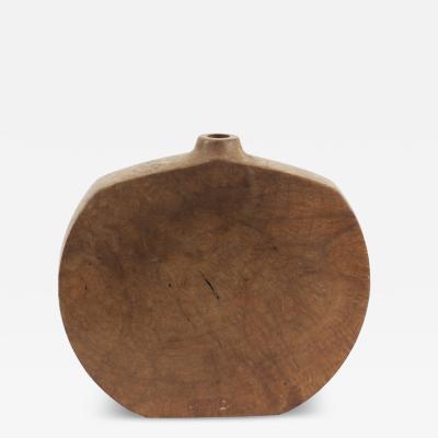 Burl Wood Pilgrim Shaped Berglund Vase