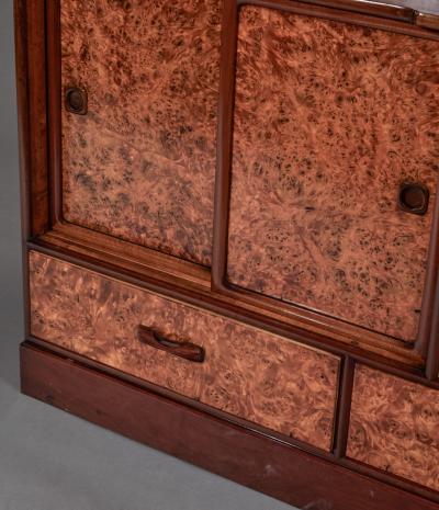 Burl Wood Tea Cabinet Tana 