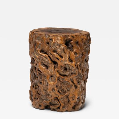 Burlwood Side Table