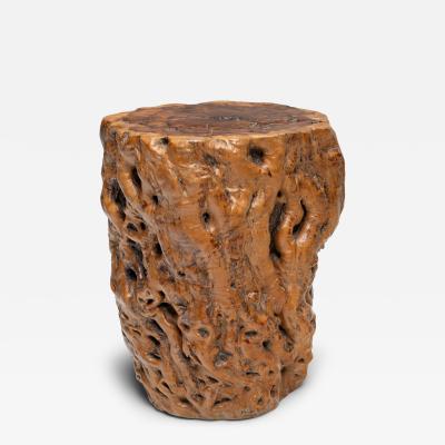 Burlwood Side Table