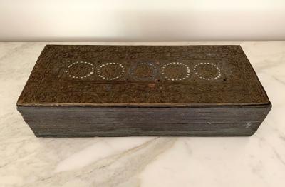 Burmese Buddhism Scripture with Lacquer Covers