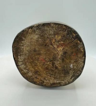 Burmese Painted Giltwood Buddha