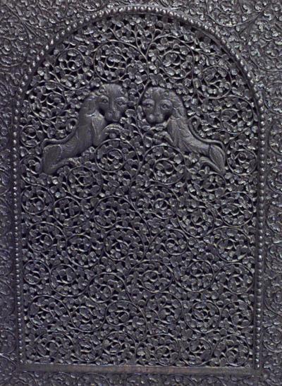 Burmese Rosewood Demilune Sideboard