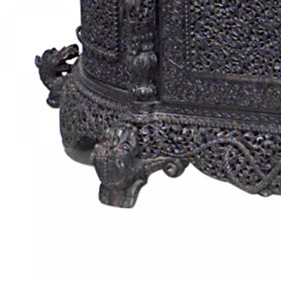 Burmese Rosewood Demilune Sideboard