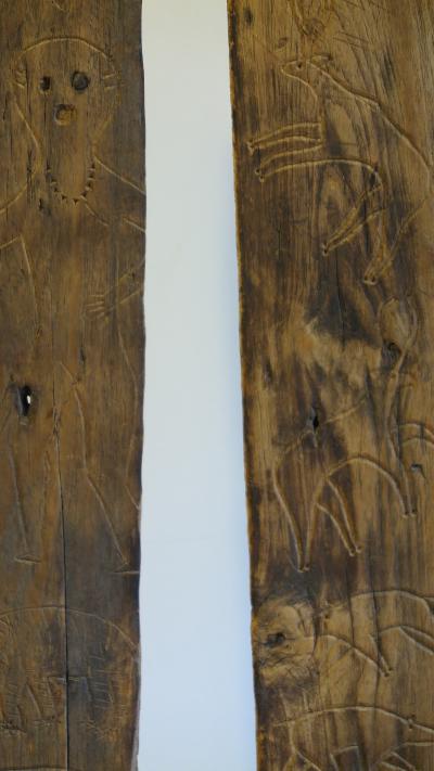 Burmese Tribal Markers Wooden Sculptures