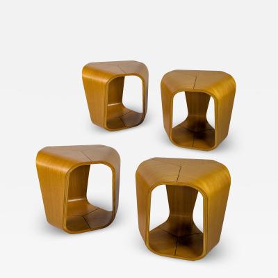 Busnelli SET OF 4 INFINITY Side tables by Enrico Cesana for Busnelli 1998 