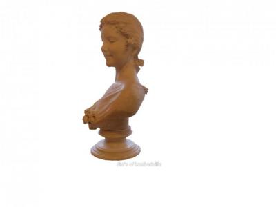 Bust of Girl with Braid 