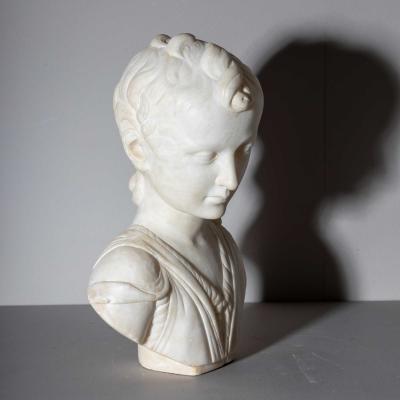 Bust of John the Baptist as Child in the manner of Karl Storck