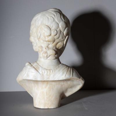 Bust of John the Baptist as Child in the manner of Karl Storck