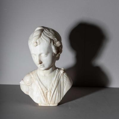 Bust of John the Baptist as Child in the manner of Karl Storck