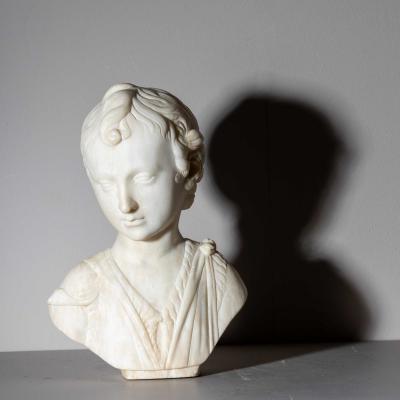 Bust of John the Baptist as Child in the manner of Karl Storck