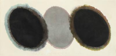 Byoung Yong Lee Byoung Yong Lee Two Black Eggs 1989