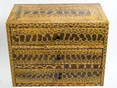 C 04 Snakeskin Chest of Drawers