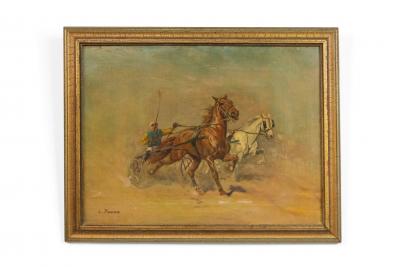 C Bauex Art Moderne Trotters Paintings