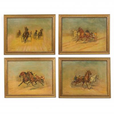 C Bauex Art Moderne Trotters Paintings