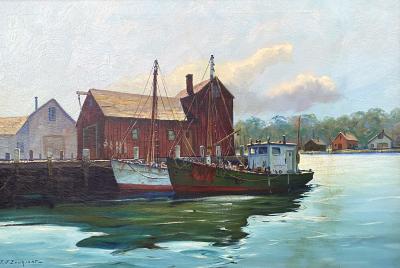 C Hjalmar Amundsen Bradley Wharf Rockport 