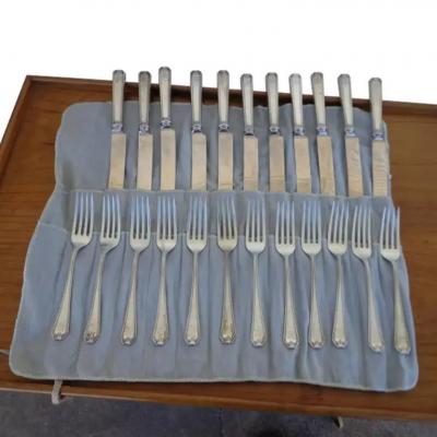 C Schomburg Son Set of Various Silver Cutlery