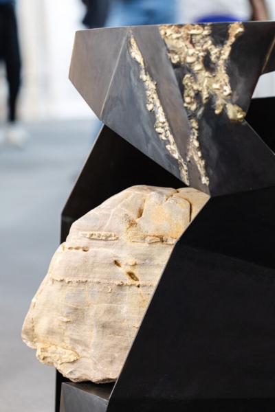 C cile Geiger Sculptural Console Table by Cecile Geiger