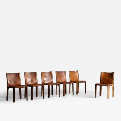 CAB 412 Chairs by Mario Bellini for Cassina Italy 1970s