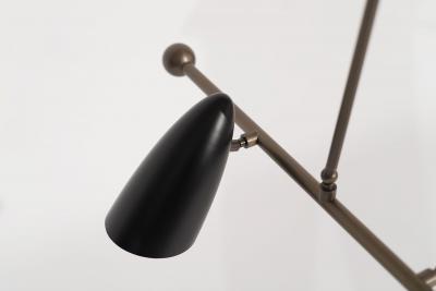 CALYX Chandelier in ORB and Brass