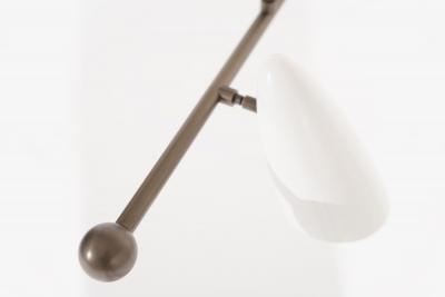 CALYX Chandelier in ORB and Brass