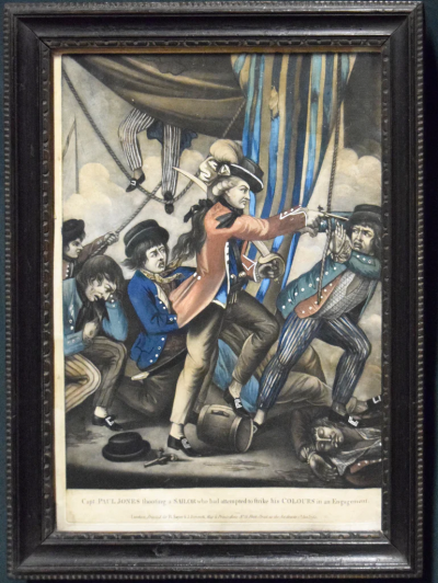 CAPT PAUL JONES SHOOTING A SAILOR