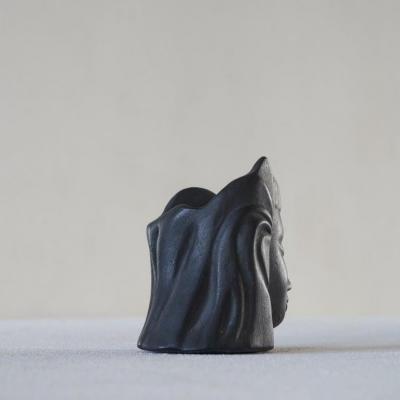 CARLO ALBERTO ROSSI Carlo Alberto Rossi Bucchero Female Head Ceramic Pencil Holder