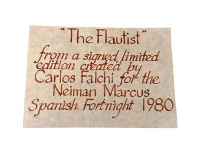 CARLOS FALCHI PICASSO STYLE THE FLAUTIST SNAKESKIN LIZARD FABRIC HANDBAG WALLET SET
