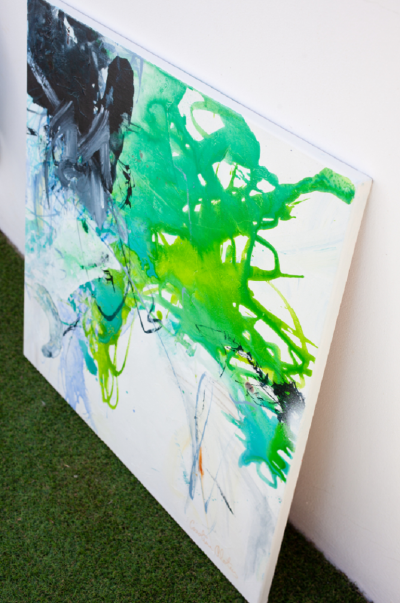 CAROLINA ALOTUS Breeze Abstract painting 2021
