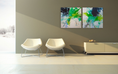 CAROLINA ALOTUS Breeze Abstract painting 2021